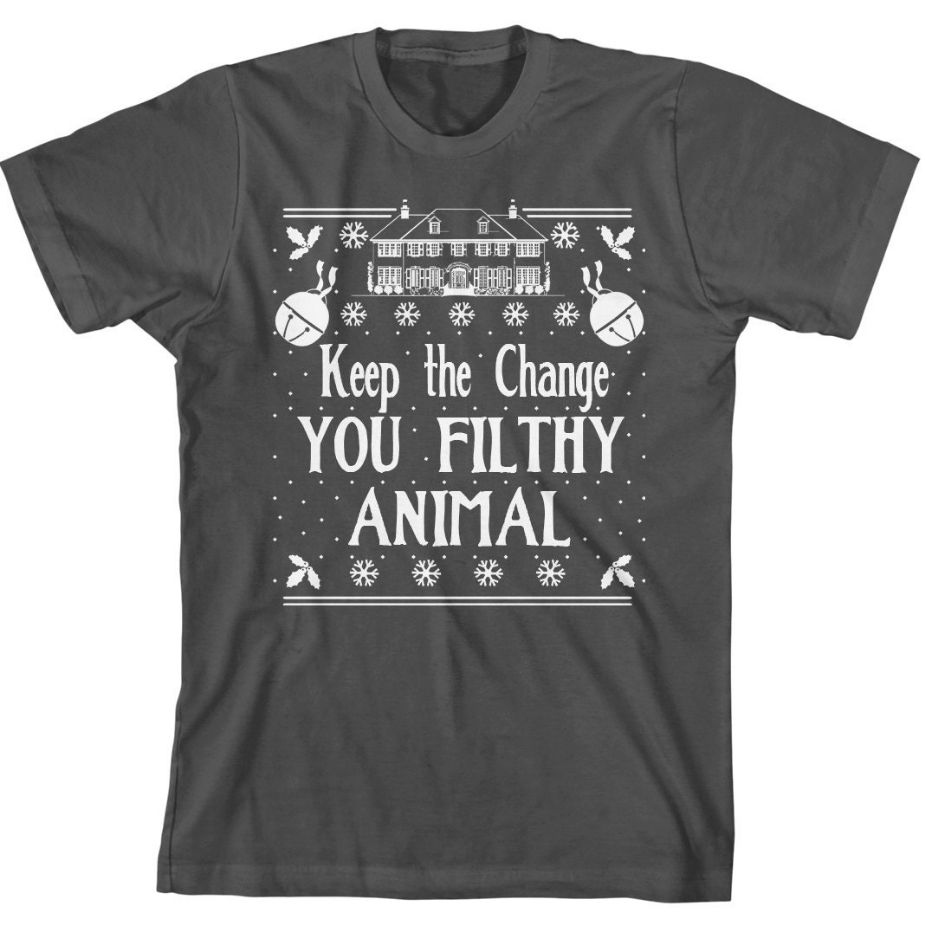Keep The Change You Filthy Animal Home Alone Christmas T-Shirt