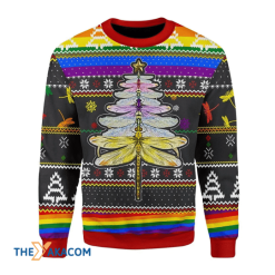 LGBT Dragonfly So Colorful Sweater