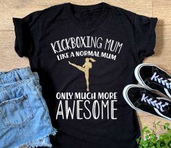 Ladies Kick Boxing Mum Unisex T-Shirt