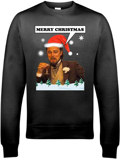 Leo Dicaprio Funny Meme Christmas Jumper Unisex Sweatshirt