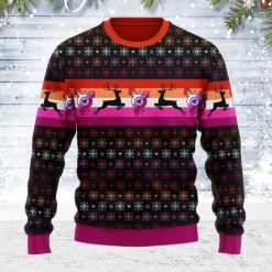 Lesbian Flag Christmas Ugly Sweater