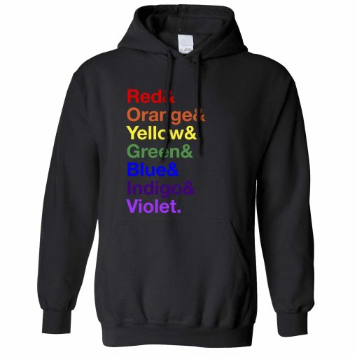 Lgbtq The Colours Of The Rainbow Pride Gay Flag Unisex Hoodie