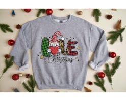 Love Christmas Gnome Sweatshirt