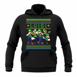 Luigi Ugly Christmas T Shirt