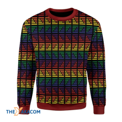 Merry Xmas Amazing LGBT Flag Sweater