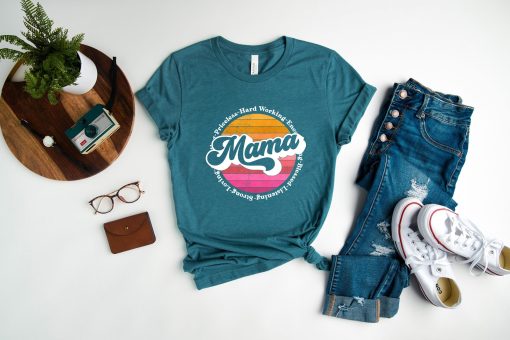 Pregnancy, Retro Mama Unisex T-Shirt