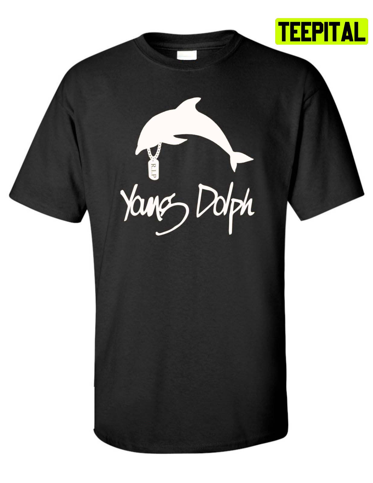 Rip Young Dolph Dog Tags Basic Unisex T-Shirt