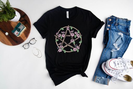 Rose Pentagram Unisex T-Shirt