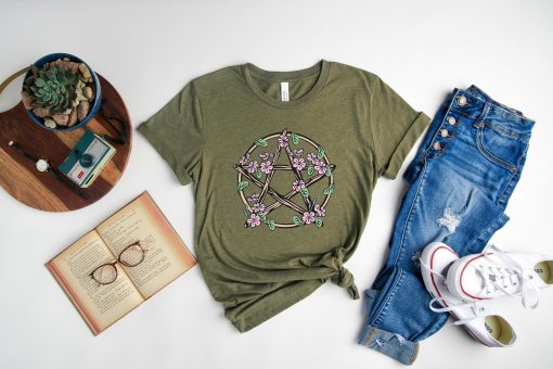 Rose Pentagram Unisex T-Shirt
