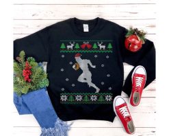 Rugby Player Christmas Sweatshirt