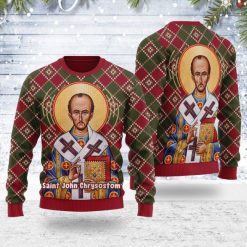 Saint John Chrysostom John the Apostle Ugly Sweater