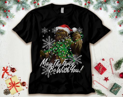 Star Wars Christmas Chewbacca Tangled Unisex T-Shirt