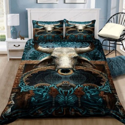 Taurus Zodiac Bull Astrology Bedding Set