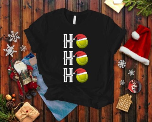 Tennis Ho Ho Ho Christmas T-Shirt