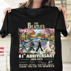 The Beatles Abbey Road 61st Anniversary Unisex T-Shirt