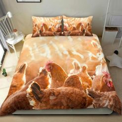 The Flock Of Chickens Bedding Set