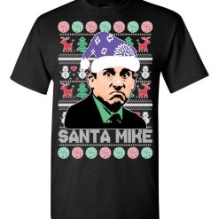 The Office Santa Mike Michael Scott Ugly Christmas Sweater 1