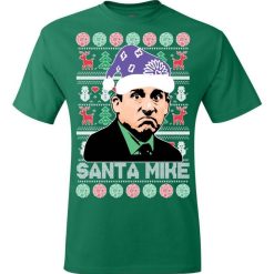 The Office Santa Mike Michael Scott Ugly Christmas Sweater 2