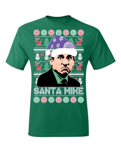 The Office Santa Mike! Michael Scott Ugly Christmas Sweater