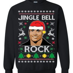 The Rock Jingle Bell Rock Ugly Christmas Sweater 1