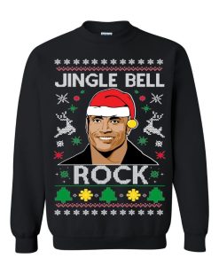 The Rock Jingle Bell Rock Ugly Christmas Sweater