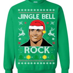 The Rock Jingle Bell Rock Ugly Christmas Sweater 2