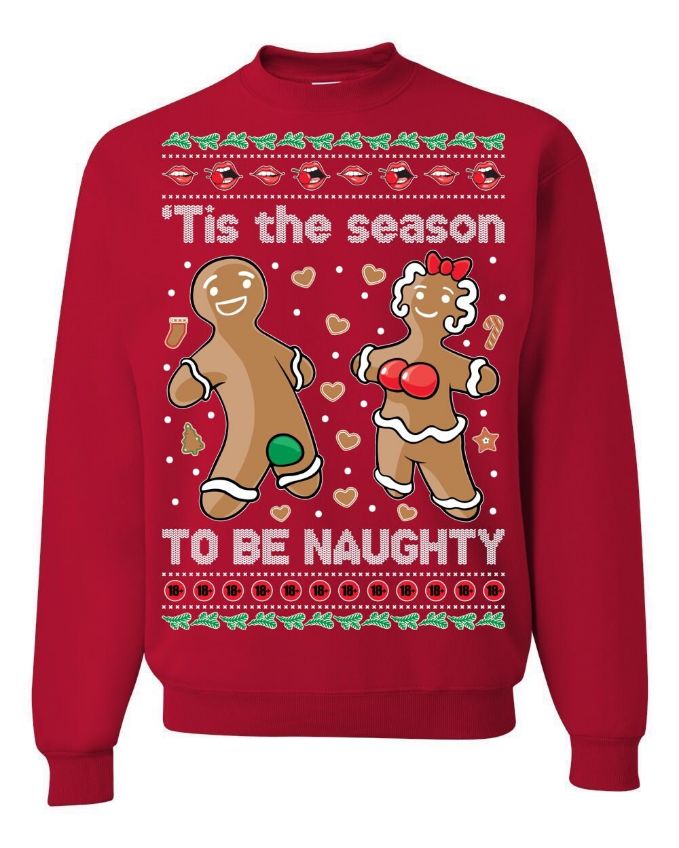 Tis The Season to be Naughty Ugly Christmas Sweater