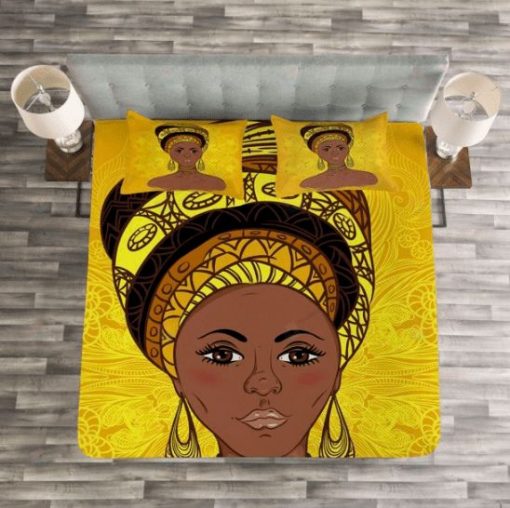 Traditional Black Girl Bedding Set