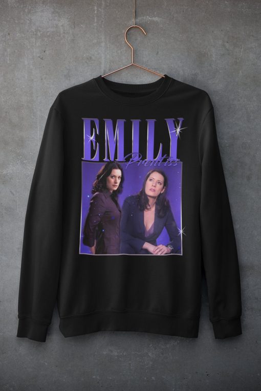 Vintage Emily Prentiss Criminal Minds TV Series Homage Unisex Sweatshirt