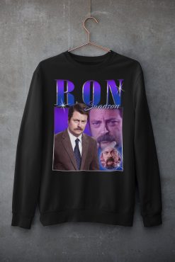 Vintage Ron Swanson Parks and Recreation TV Series Homage Unisex Sweatshirt