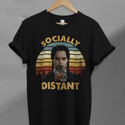 Vintage Socially Distant The Addams Family Movie Unisex T-Shirt