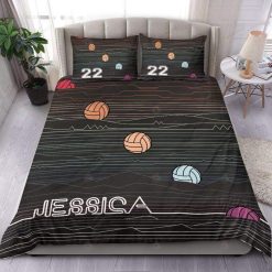 Personalized Custom Name Volleyball Bedding Set