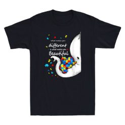 What Makes You Different Elephant Mom Autism Awareness Unisex T-Shirt