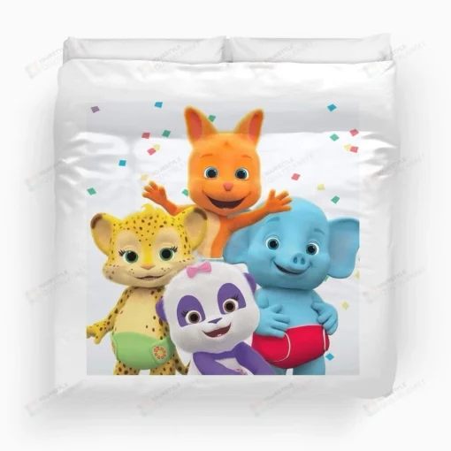 Word Party Kids Tv Show Customize Duvet Cover Bedding Set