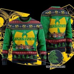 Wu-tang Clans Christmas 3d Sweater