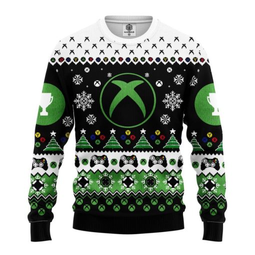Xbox 360 Christmas Ugly Sweater Gift For Gamer