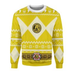 Yellow Power Ranger 3D Sweater