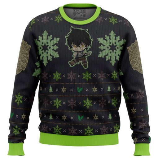 Yuno Grinberryall Black Clover Christmas Sweater