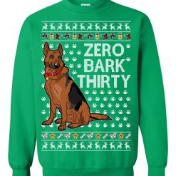 Zero Bark Thirty Dog Santa Claus Ugly Christmas Sweater 2