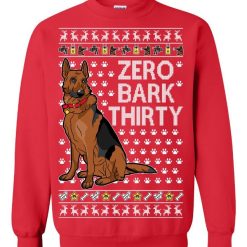 Zero Bark Thirty Dog Santa Claus Ugly Christmas Sweater 3