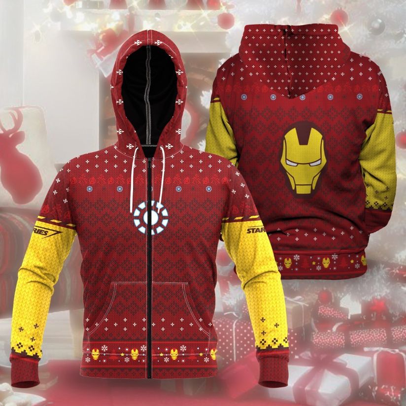 A Very Stark Iron Man Christmas Unisex Hoodie T-Shirt