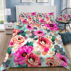 Abstract Geometrical Flowers Bedding Set