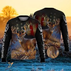 All Over Printed Sweater  Deer Hunting In Forest