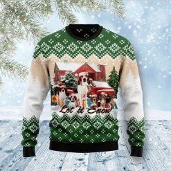 American Foxhound Let It Snow 3D Sweater