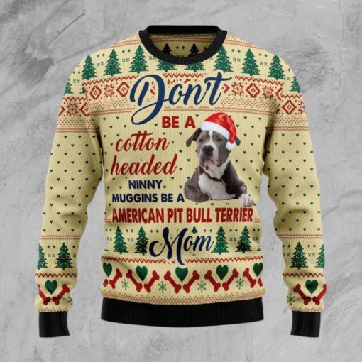 American Pit Bull Terrier Mom 3D Sweater