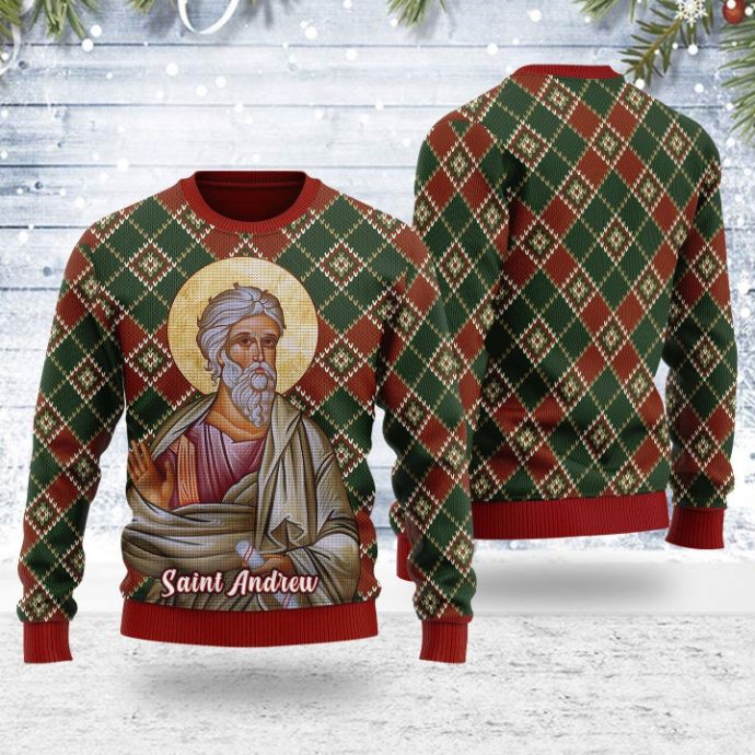 Andrew The Apostle All Over Printed Sweater