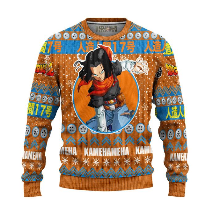 Android 17 Anime Dragon Ball 3D Sweater