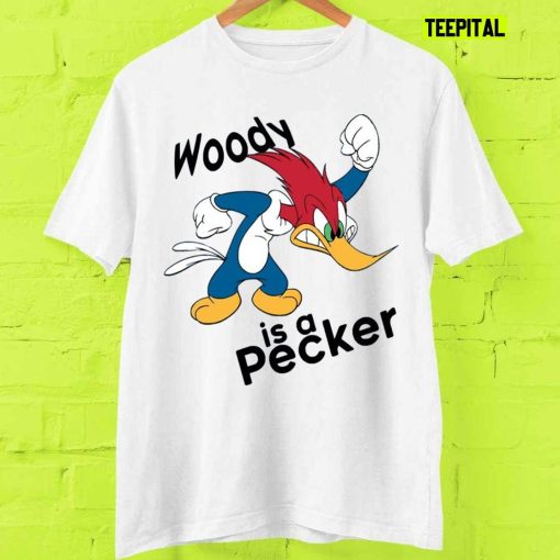 Angry Woody Is A Pecker Funny Cartoon Vintage Character T-Shirt