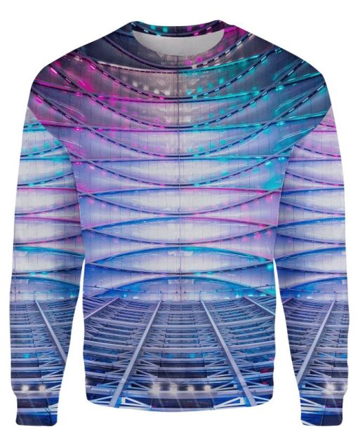 Arc Up All Over Printed Sweater