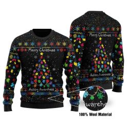 Autism Awareness All Over Printed Sweater